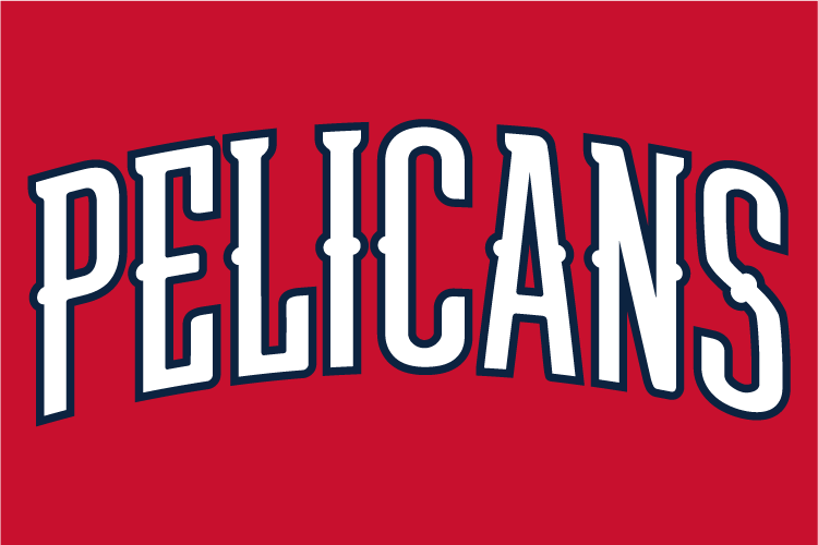 New Orleans Pelicans 2014-Pres Wordmark Logo iron on transfers for fabric